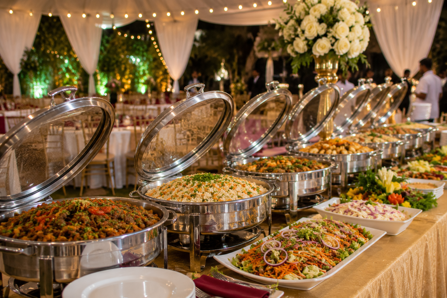Catering event moment two