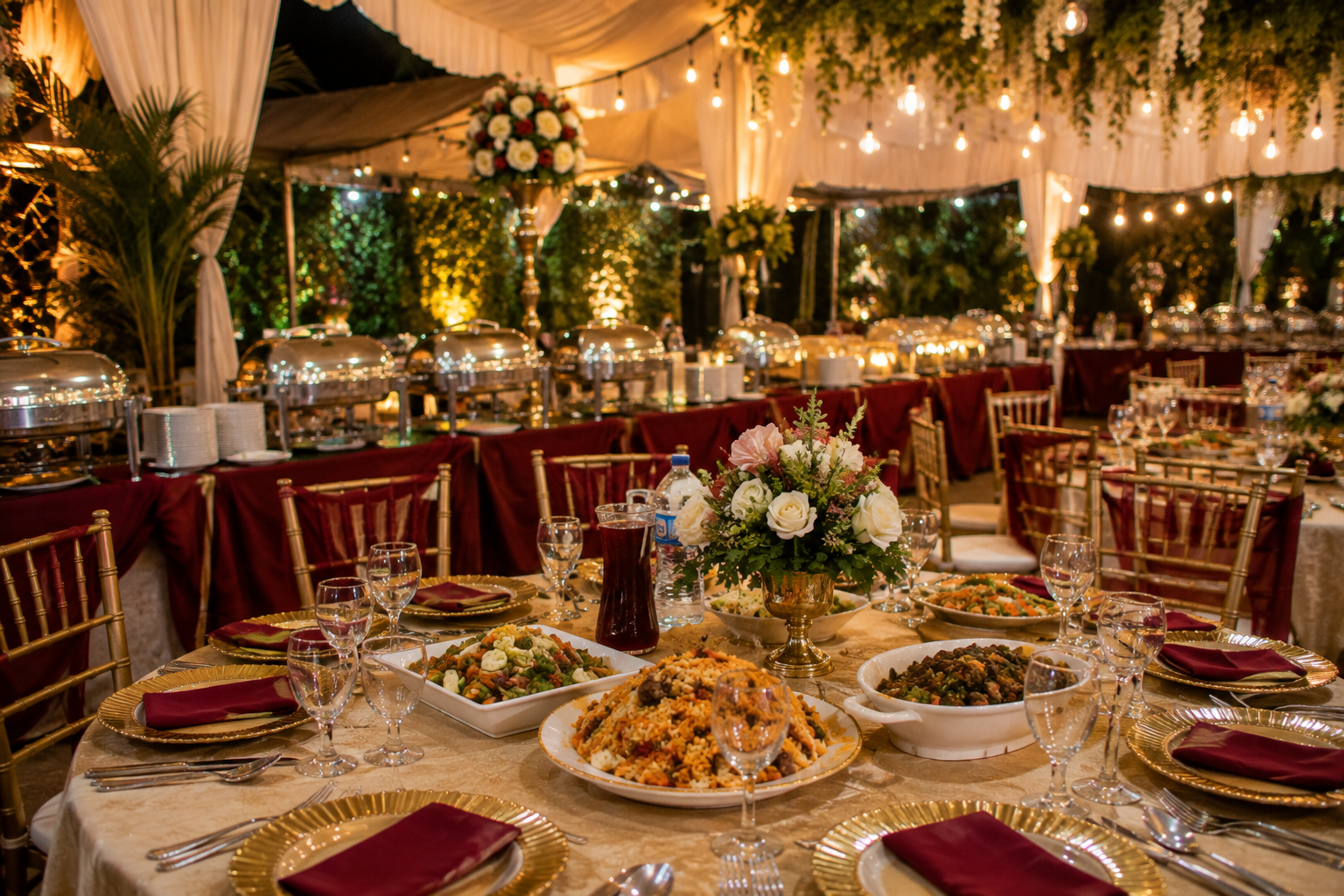 Catering event moment three